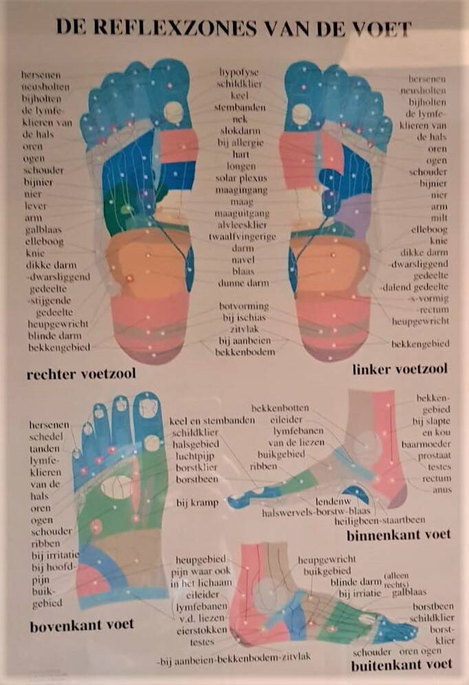 Detail van de praktijk van Dolphin Pedicure Praktijk in Follega